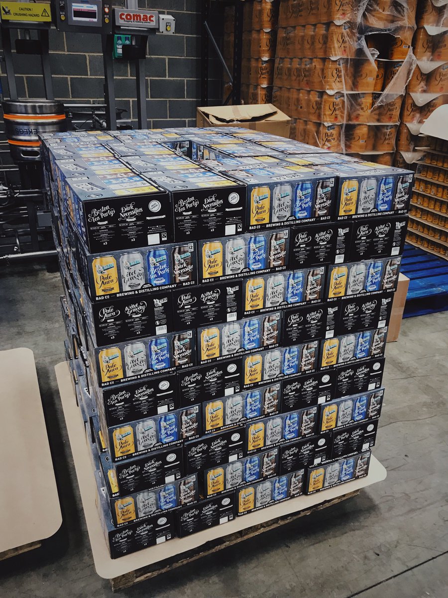 First pallet of our new Mixed 12 packs ready to head out!
