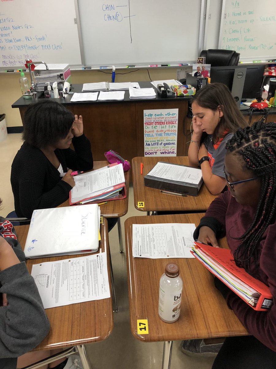 PBGHSScience's tweet photo. Bio EOC Test Prep in groups! Talking out complicated questions is a win- win! https://t.co/kzOMCSLKnO