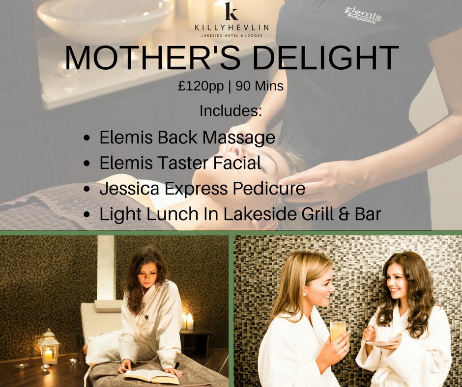 💆‍♀️Mother's Delight💆‍♀️
This tranquil package is the perfect treat for busy Mums! Relax and enjoy luxurious treatments all For Only £120pp!! 🎉🎉
To Book contact Kalm Spa 028 6632 1217 
View our Spring Spa packages online here bit.ly/1I8L2B1