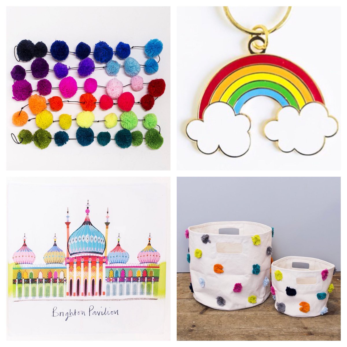 presentlaine's tweet photo. It’s #FindARainbowDay today! We love us some #rainbows! 🌈 see these beauties online! #brighton #boutique https://t.co/BOxBONwdaa