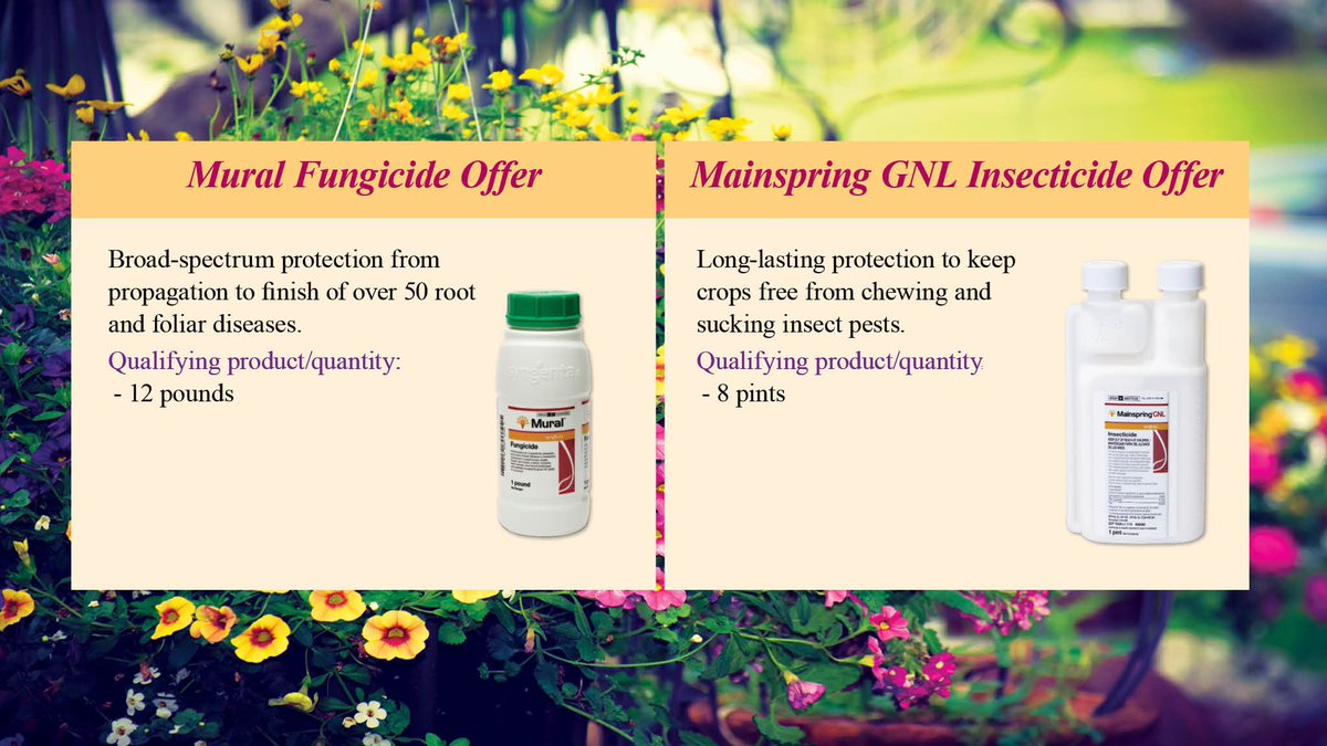 NancyRechcigl's tweet photo. Take advantage of Syngenta’s in-season program featuring Mural fungicide and Mainspring GNL insecticide and earn an Amazon Echo Spot. Program runs Apr 1 – Jul 31. Click here for details https://t.co/0wN5KO2g4j