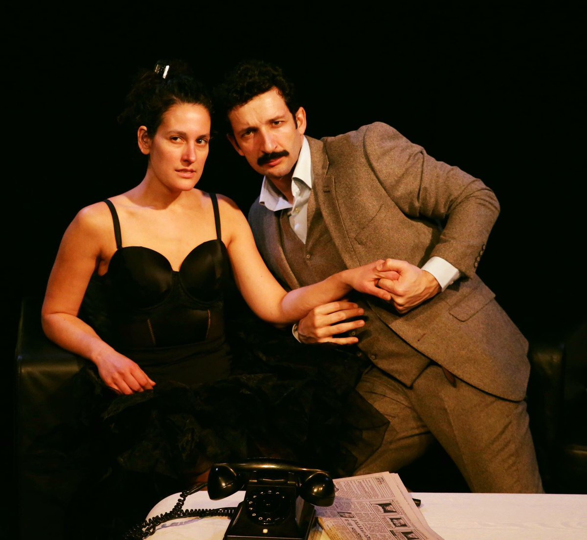 kavakosta's tweet photo. Mazi Theatre-Loitering With Intent would like to thank all of you that made 'The Open Couple' by Dario Fo, a successfully SOLD OUT run! We are touched and truly appreciative for your love. The laughters are still echoing in our ears. #mazitheatre #loiteringwithintent #actorslife https://t.co/Q6TUxdWREL