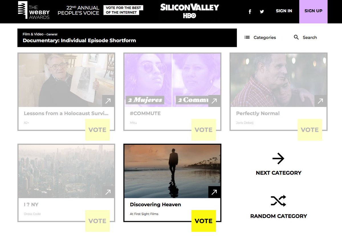 afterdeathfilm's tweet image. Discovering Heaven was nominated for @TheWebbyAwards! Watch a clip from Dale's story and help vote for The People's Choice Award: vote.webbyawards.com/PublicVoting#/… #Webbys #Winnipeg #documentary #nde #discoveringheaven