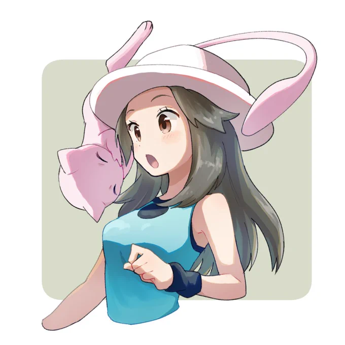 女の子と幻ポケモン 