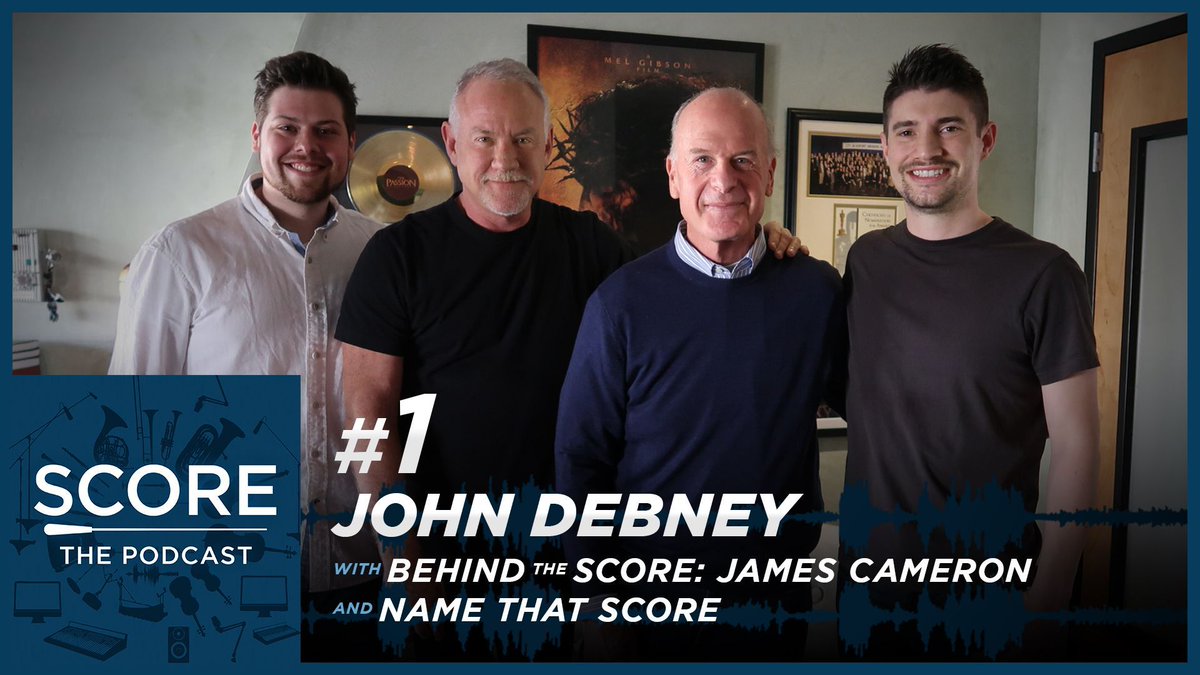 ScoreThePodcast's tweet photo. Episode #1 | John Debney, Behind the Score: James Cameron &amp; Name That Score! https://t.co/Z64I8lMFap https://t.co/8Nn9XWnRmM