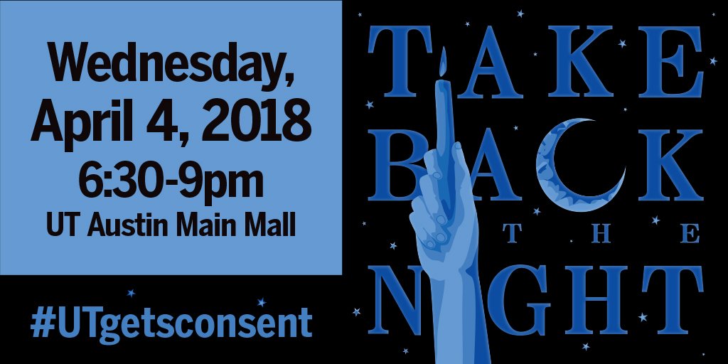 UT_SSB's tweet photo. One is too many. Support survivors and attend Take Back the Night, 4/4 on the Main Mall: https://t.co/uvfyoKkuiT #TakeBacktheNightUT https://t.co/H2J2Vp2UGh