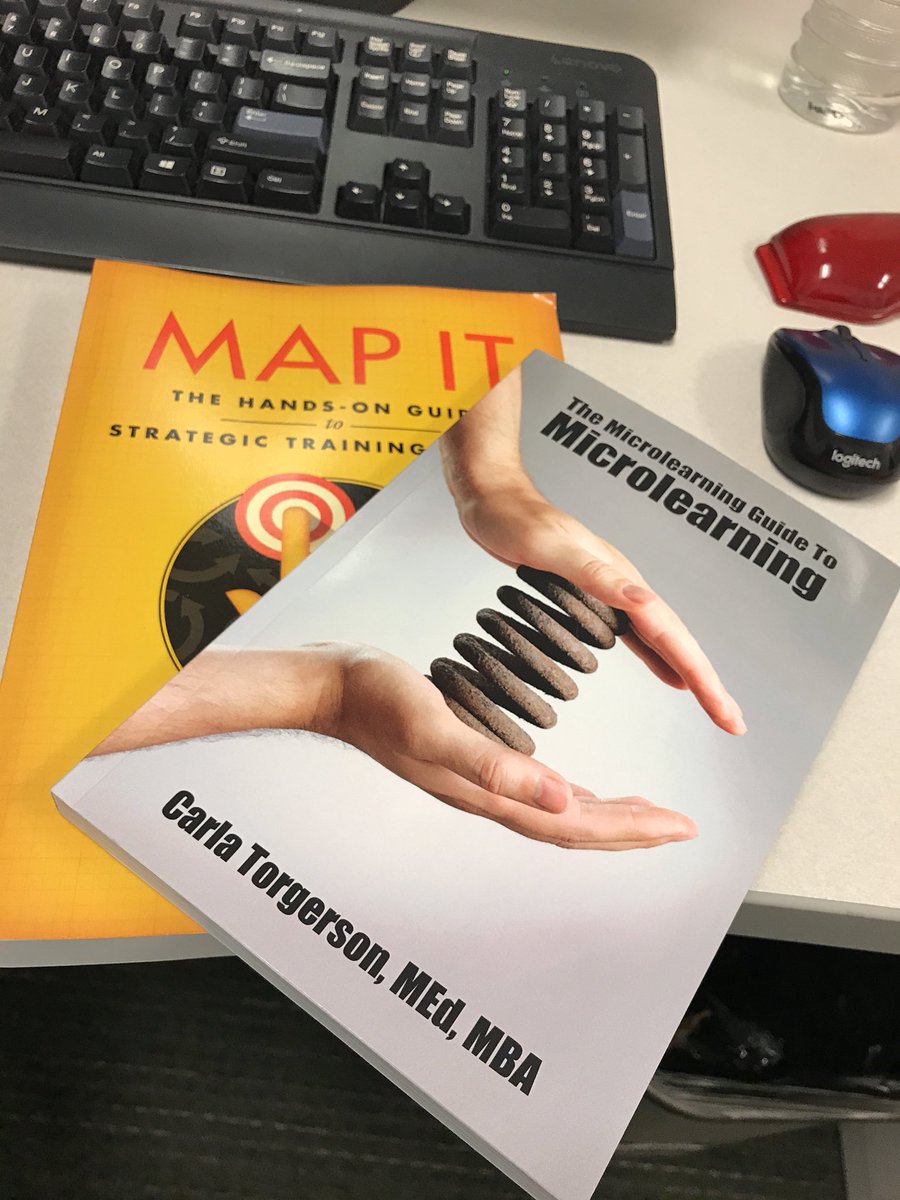 mariapauhana's tweet image. Two great reads!!! #actionmapping  #microlearning