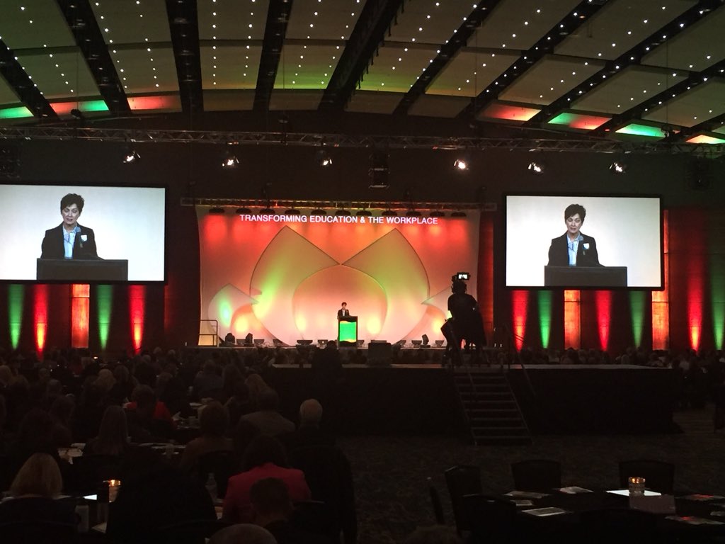 jaybyers's tweet photo. .@IAGovernor @KimReynoldsIA kicking off @futurereadyiowa Summit at @IAEventsCenter in #DSMUSA. Signing bipartisan legislation later today. A top 2018 priority for @DSMpartnership. @iowaworkforce @BusinessIOWA @IADeptofEd #talent #workforce #education #FutureReadySummit #STEM https://t.co/N3gQmUSxzG