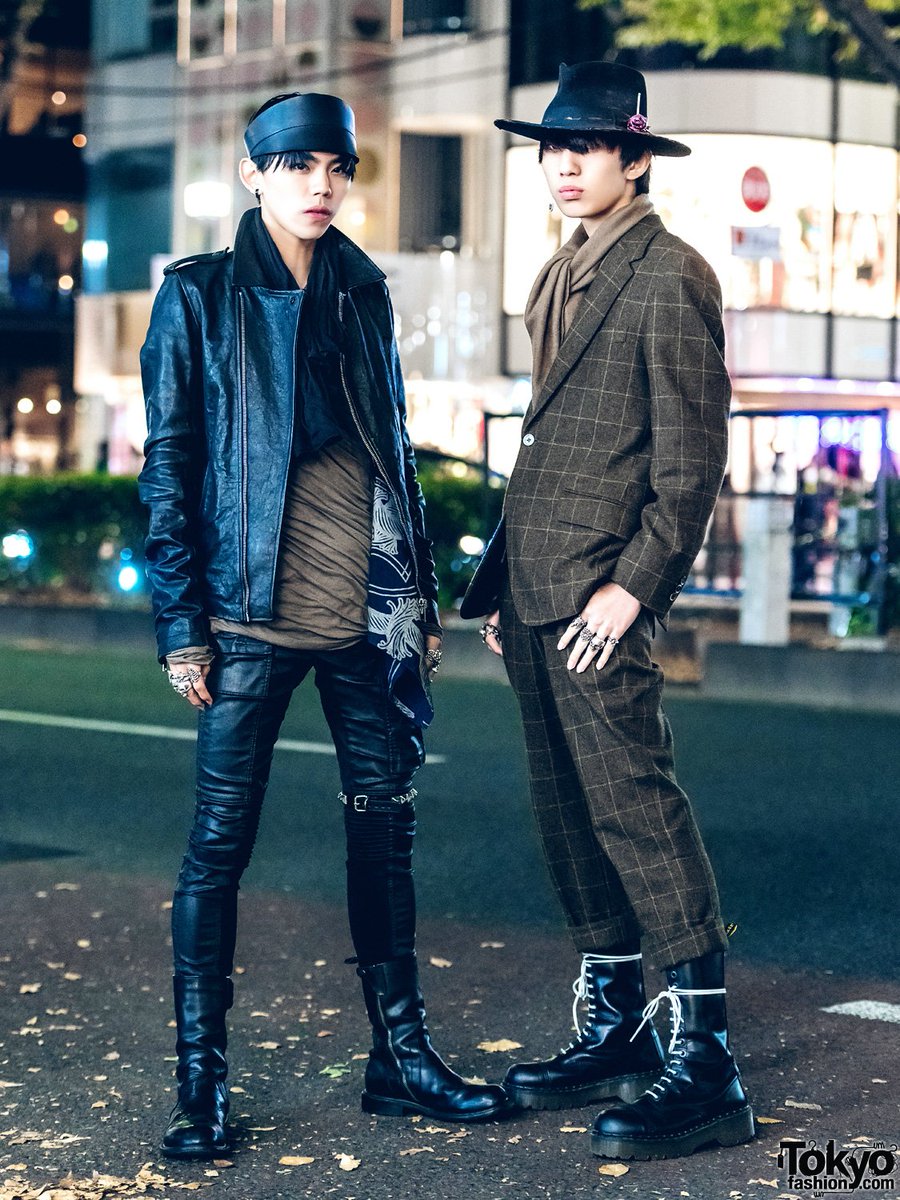 dr martens boots with suit