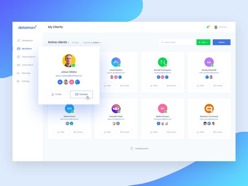 droitlab's tweet photo. Dashboard Design - My Clients Screen WIP @Dribbble
https://t.co/Tojzg0TYbP
#dribbble #uidesign #uxdesign #web_application_design #dashboard_design #analytics #user_interface_design https://t.co/bdhX5WR95m