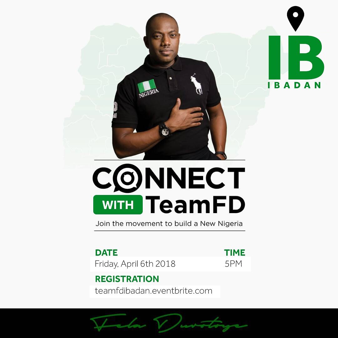 DatinaDesigns's tweet image. Fela Durotoye would be in Ibadan on Friday. To connect with him pls follow this link to register. Thank you.
teamfdibadan.eventbrite.com