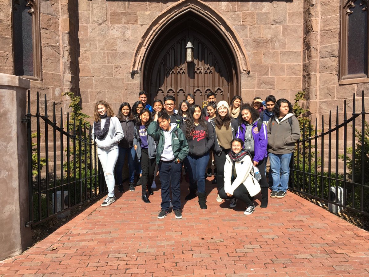PSPScholars's tweet photo. A group of #PSPscholars is in Boston for the week! Yesterday they went on a walking tour of Boston and saw the Cheer’s restaurant. They walked in falling snow for the first time and got a little wet but not too cold. We’re excited to see their adventures this week! https://t.co/grkTGv7XI6