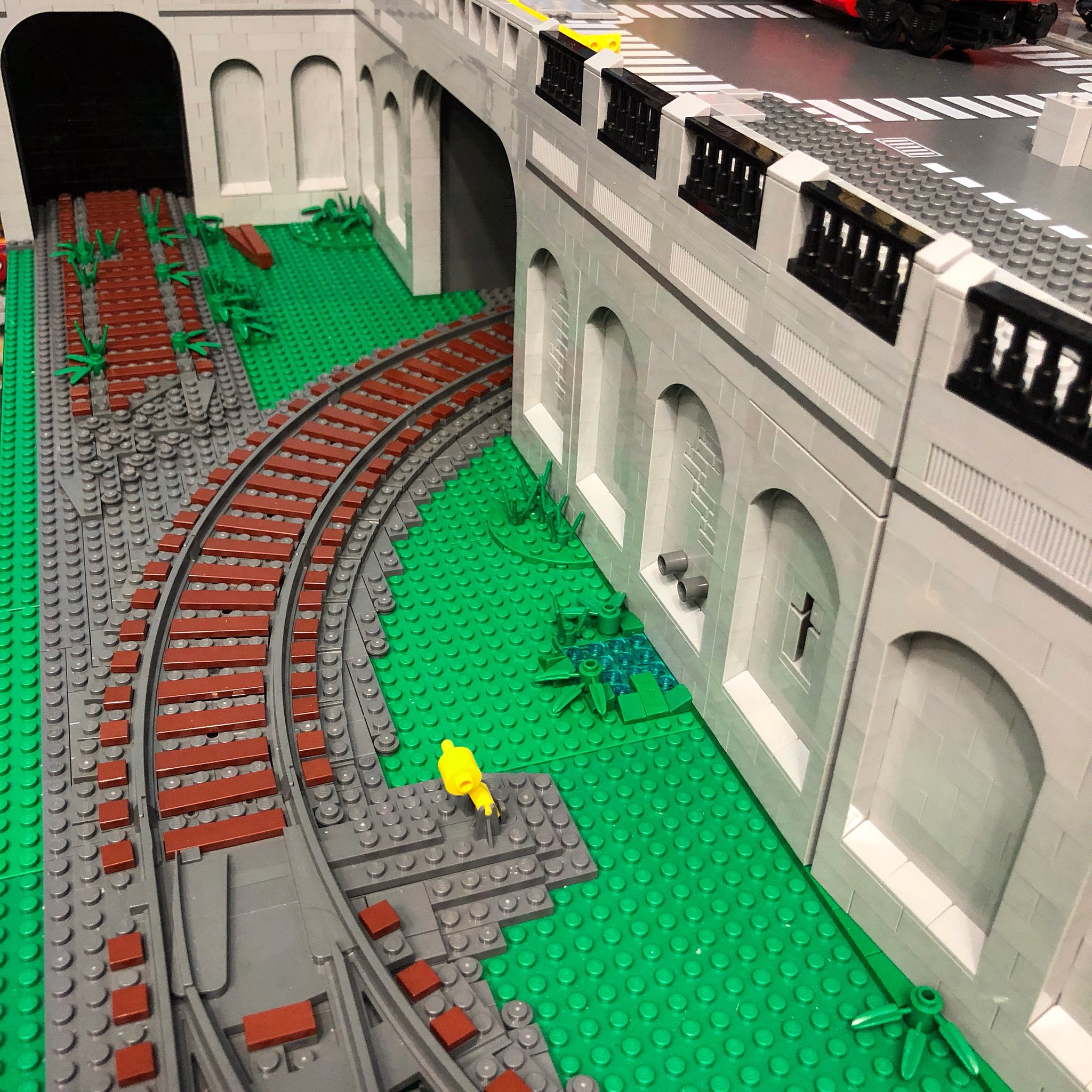 Lego city train tunnel sale