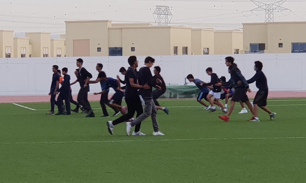 It's all about teamwork even when exercising! Boys enjoying their exercise routine! #Day2 Morning Conditioning #teamwork #DofEBronzetrek <a href="/KNargish/">Nargish Khambatta</a> <a href="/DxbModern/">GEMS Modern Academy</a> <a href="/AvinashSurve20/">Avinash Surve</a> <a href="/TraffordGregor1/">Trafford Gregory</a>