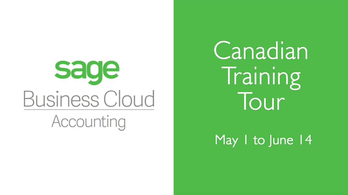 Sage is coming to a city near you! Introducing our Spring Training Tour! Learn hands–on with expert trainers, network with peers and keep up to date with #Sage cloud solutions for FREE, all in a single day! Click on the link for more info and to register: get.sage.com/ACS_18Q3_NCM_C…