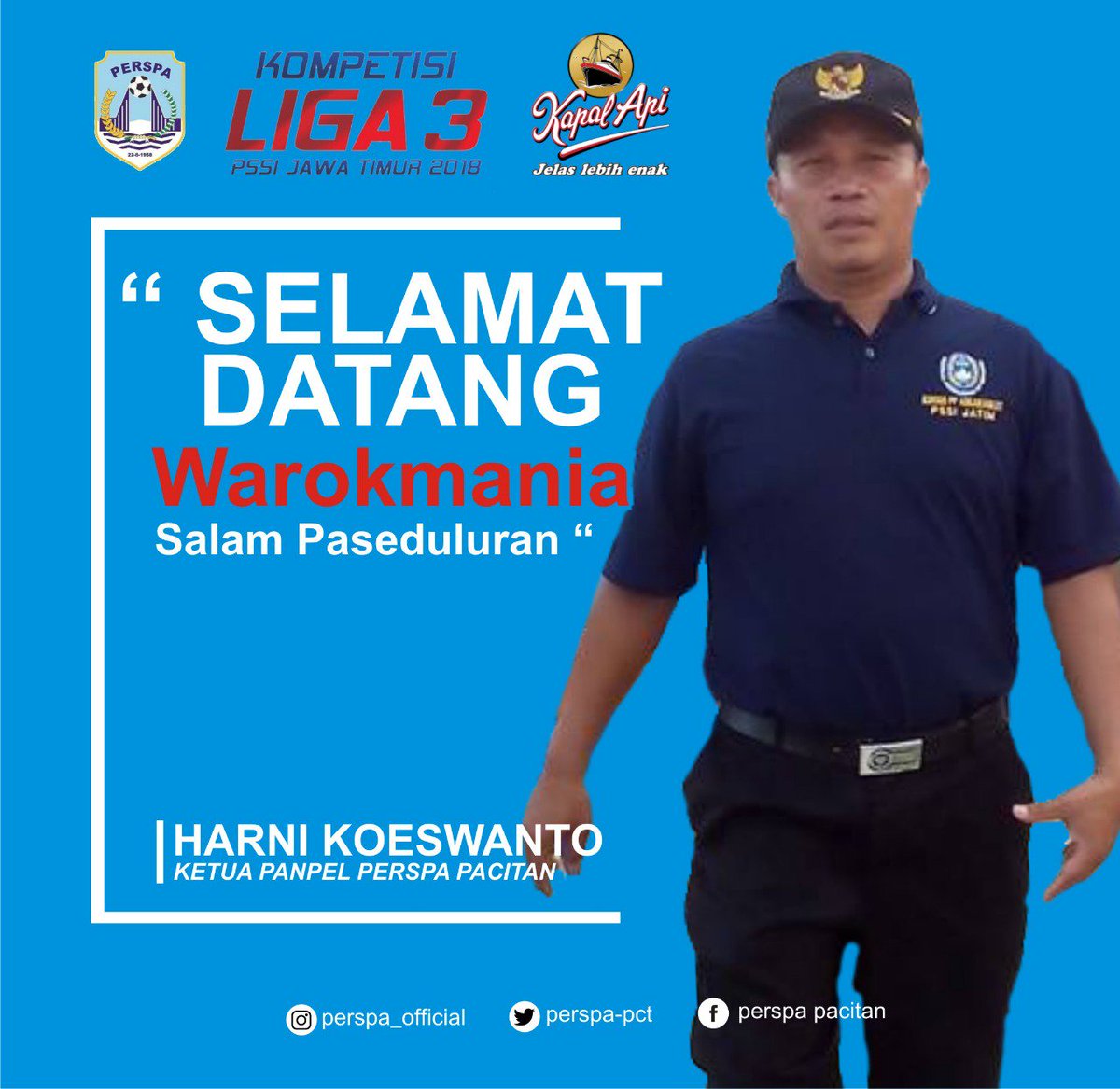 Perspa_Pct's tweet photo. Sugeng rawuh juga untuk dulur dari ponorogo yang besok hadir dipacitan. #KitaMasihAda https://t.co/Q7qmghhoYr
