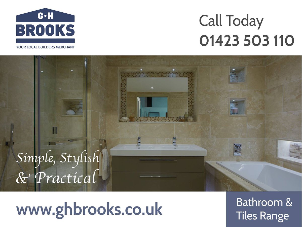 Whether you fancy a bathroom makeover or a complete overhaul - we're the people for you! Download our brochure: bit.ly/2uDfhdq or come visit us at our showroom in #Harrogate.