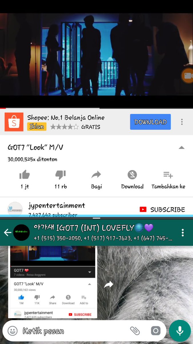 got7defenderMY's tweet photo. Haloooo #YouTube ..we hit once 30M viewers on #GOT7Look ..we work very hard for that..so dont simply cut our views..its so ANNOYED u know.. #BringGOT7LookMVViewsBack #GOT7 #LookGOT7 #EyesOnYou @GOT7Official https://t.co/GTmc771zLW