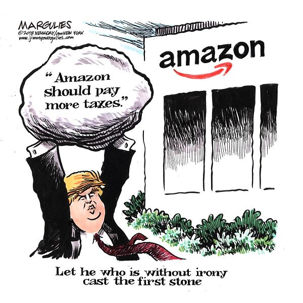 honestcartoons's tweet photo. "Let he who is without irony cast the first stone...."
cartoon by Jimmy Margulies https://t.co/CDJp8htYuF