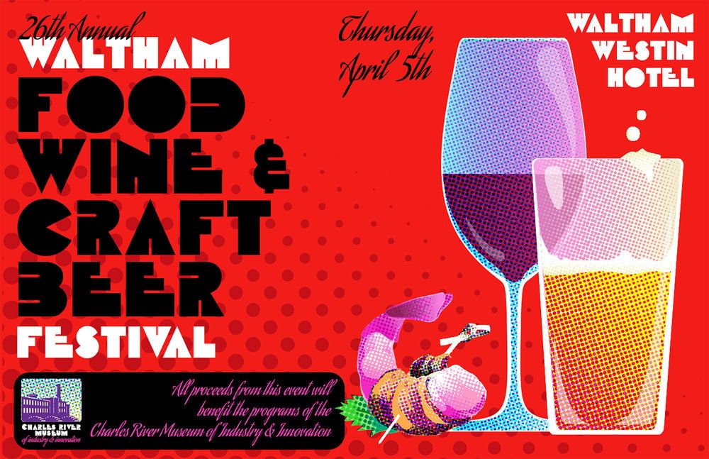 The 26th Annual Waltham Food, Wine &amp; Craft Beer Festival will take place on Thursday evening, April 5, 2018, from 5:30-8:30pm in the Eden Vale Ballroom at the Westin Waltham Boston Hotel. buff.ly/2q1kk7m