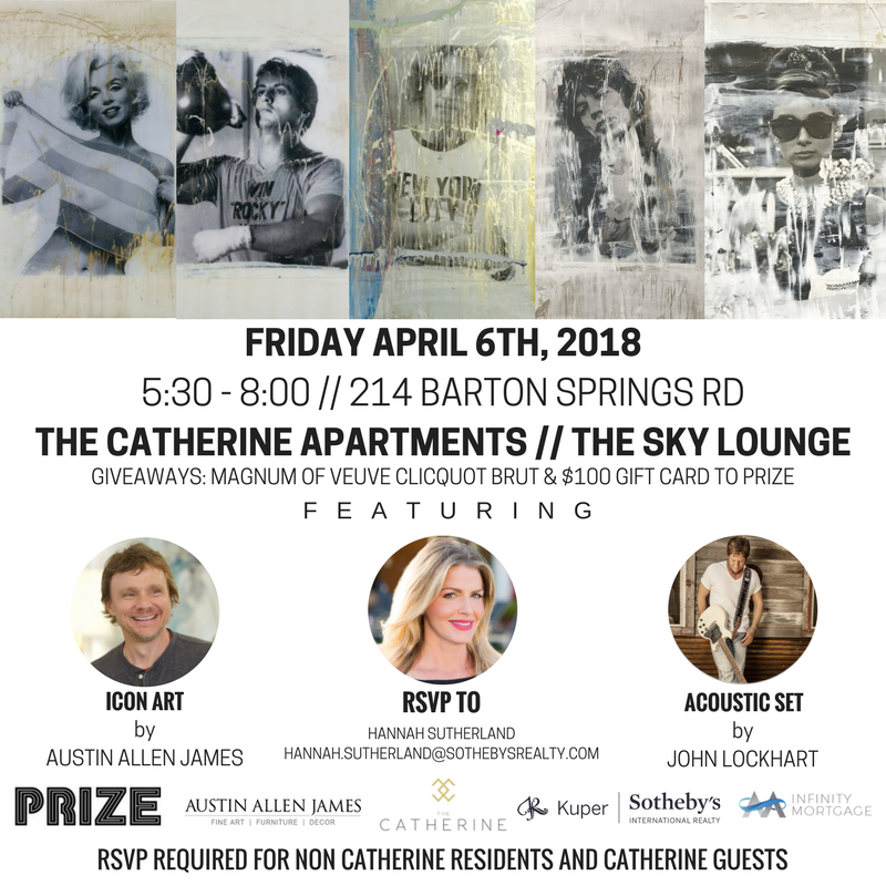 PRIZEAustin's tweet image. Cocktails, Music, Art &amp;amp; PRIZES!!! Join us at The Catherine this Friday! srtl.co/EwJu