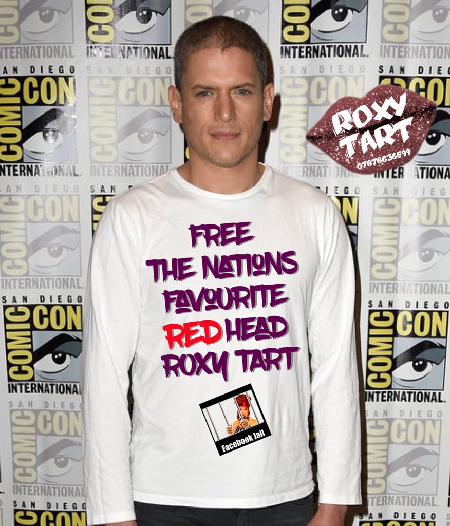 roxytart's tweet photo. #PrisonBreak #RoxyTart #FreeRoxyTart #ComedyDragQueen #FacebookJail #WentworthMiller https://t.co/6nbMBedCGA