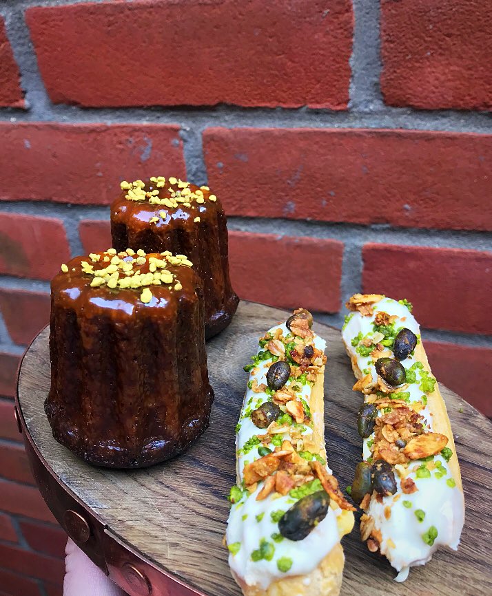 jamescarn12's tweet photo. Perfect way to finish a meal, with a nice coffee, canele &amp; eclairs https://t.co/PLzL5wYUKc