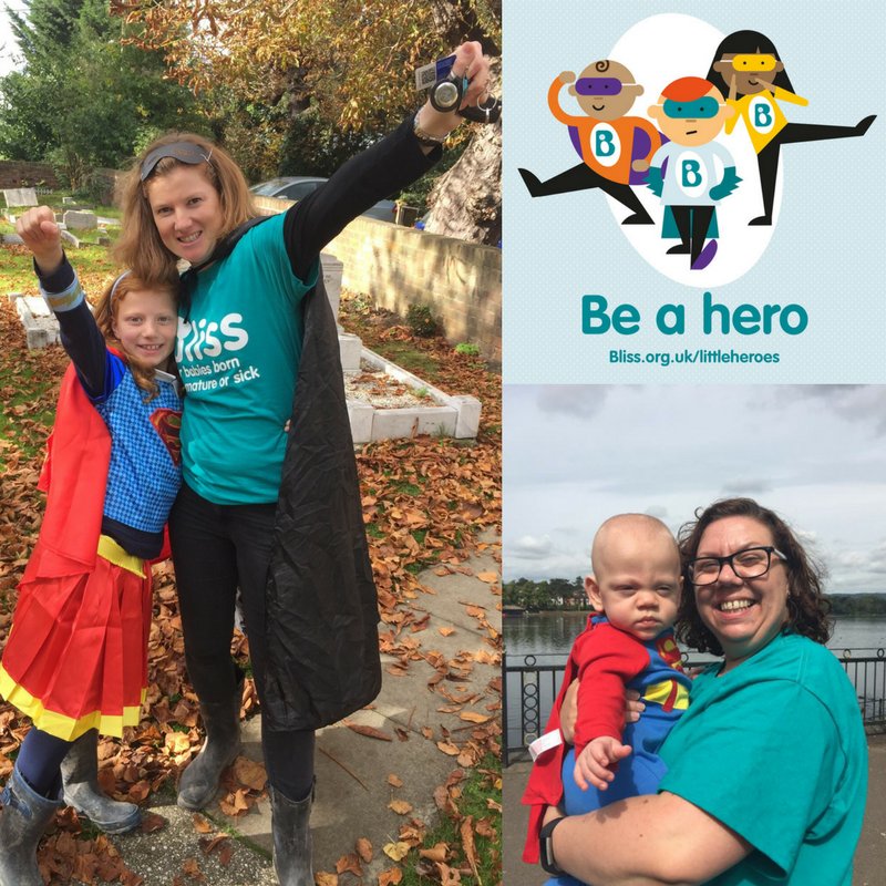 Calling all Heroes! Use your powers for good and host a Bliss Little Heroes walk for premature and sick babies. Take part in our Bliss Heroes month in June or walk on a date that suits you. Sign up and get your free fundraising pack at bliss.org.uk/littleheroes