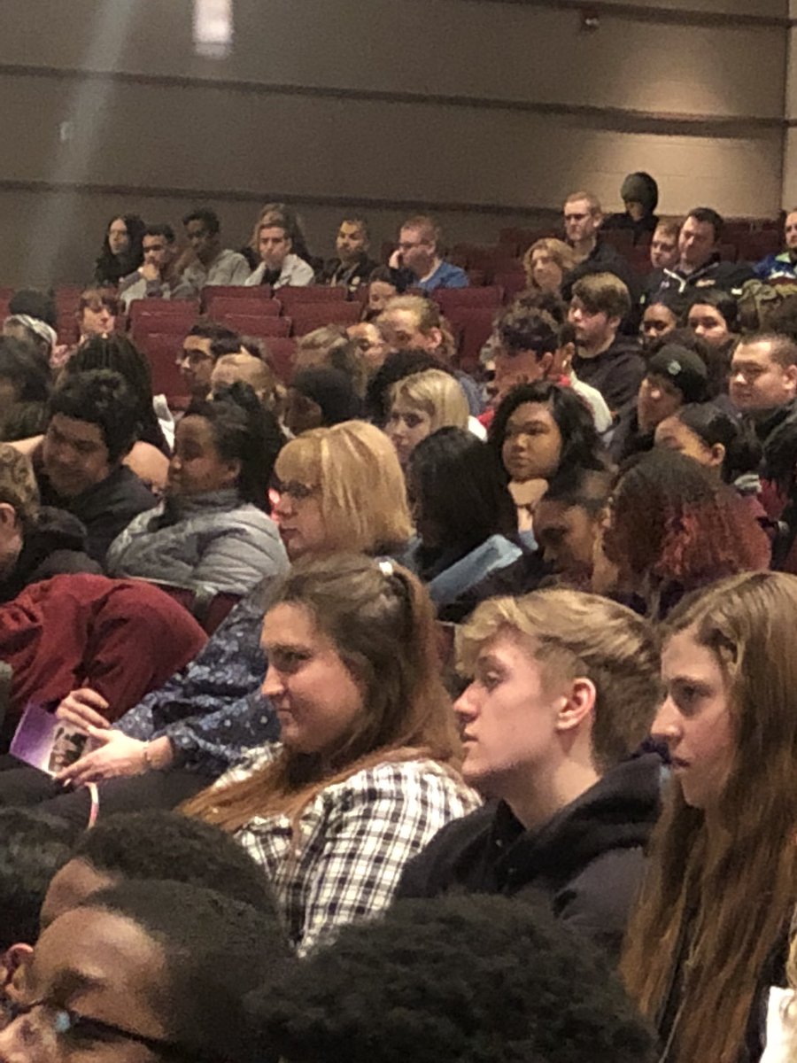 RHS_HS2's tweet photo. We were honored to have @DOMTIBERI share #mariasmessage  with us today. Retweet if you took the pledge! I took the pledge! #nodistractions #completelyfocused https://t.co/0l3ZP7q7pB