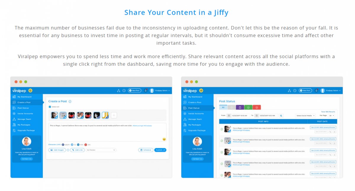 Viralpep's tweet image. Share relevant content to multiple social media with a single click. - viralpep.com/instant-sharing  @Viralpep 

#instantsharing #savetime #viralpep #SocialMediaTool #SocialMediaStrategy #DashboardTool