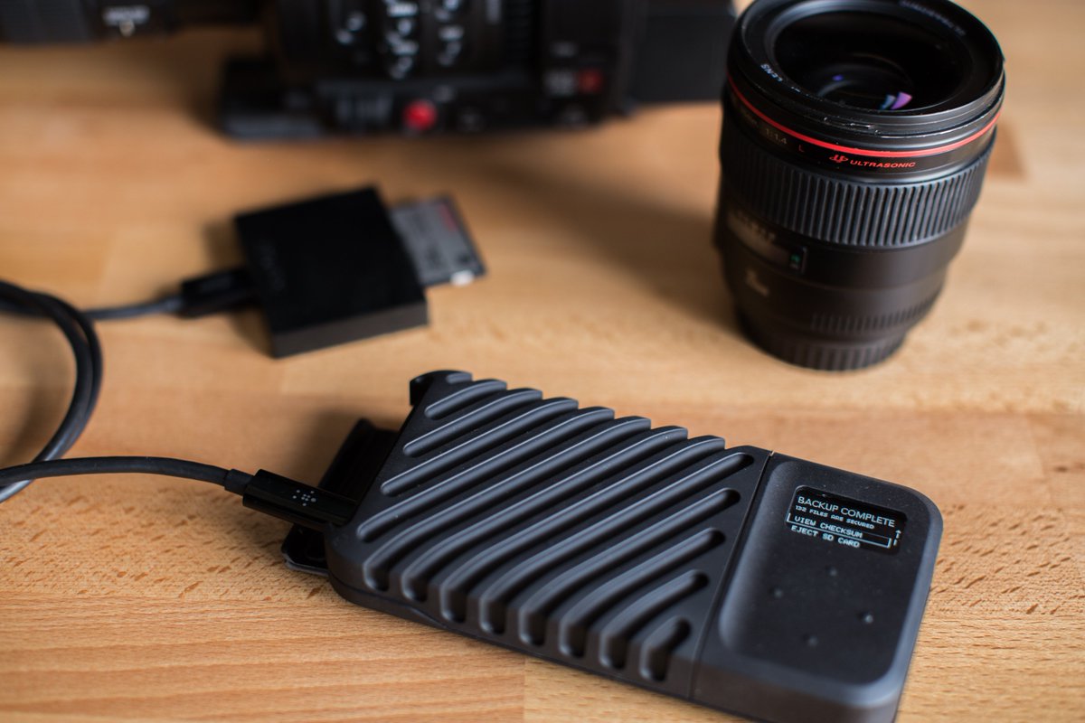 dpreview's tweet photo. The Gnarbox 2.0 SSD lets you backup photos, make selects, review footage and much more... no laptop required.  https://t.co/YNsIzYVZ56 https://t.co/kxV7hZGYXK