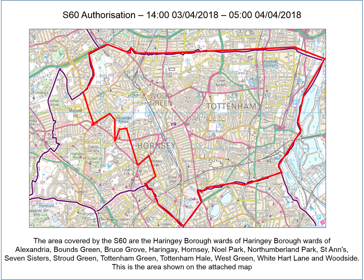 map of the area covered by the S60 are the Haringey Borough wards of Haringey Borough wards of
Alexandria, Bounds Green, Bruce Grove, Haringay, Hornsey, Noel Park, Northumberland Park, St Ann's,
Seven Sisters, Stroud Green, Tottenham Green, Tottenham Hale, West Green, White Hart Lane and Woodside.