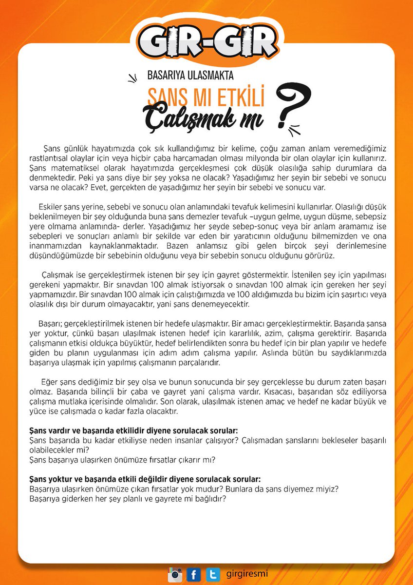 Haftalık Gır-Gır Gündemimiz