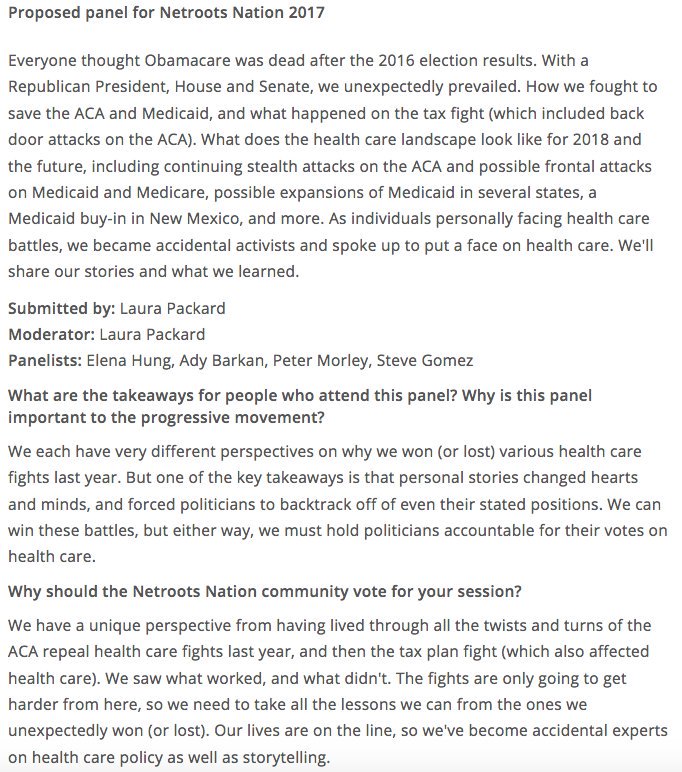 morethanmySLE's tweet photo. Last Day!

Please Vote For Our @Netroots_Nation Panel:

@HealthCareVoter  co-chair @lpackard submitted a panel on healthcare w/me, #healthcare  heroes @ElenaHung202 (@LittleLobbyists), @AdyBarkan &amp; #SteveGomez this AUGUST.

Vote here➡️ https://t.co/J3Zgb8K8Eg

Thank you! https://t.co/3dlqbf0LmC