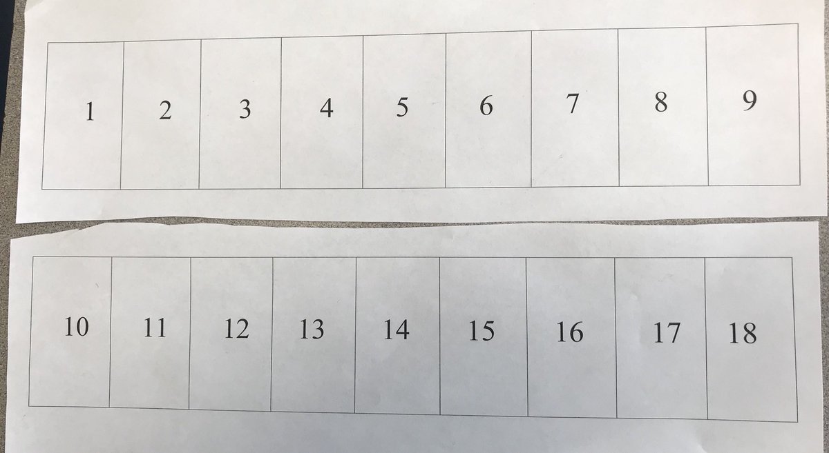 Rolling a ten sided die and an eight sided die and summing the values. You have 18 markers to place on the game board. Where you putting them?Follow thread to see what unfolded in my  #mbf3c class. #iteachmath  #mtbos