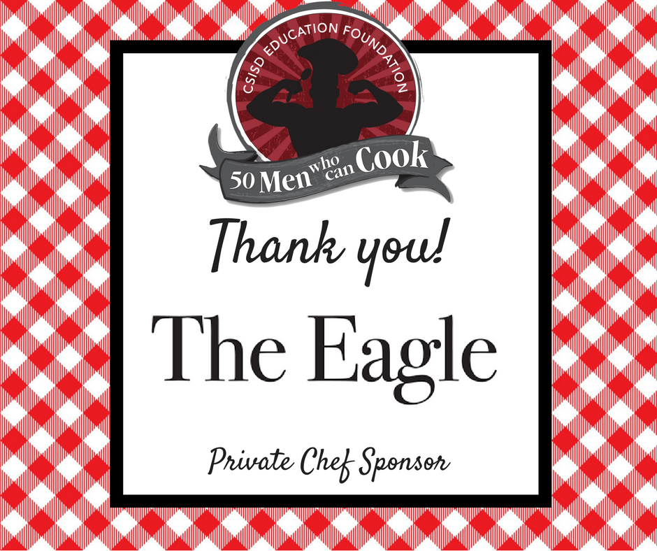 Give2Kids's tweet photo. Thanks to @theeagle for their Private Chef sponsorship of 50 Men Who Can Cook and all the fantastic coverage of Education Foundation events. #50Men2018 #EFProjectSMILE https://t.co/nPqTSJv5mw