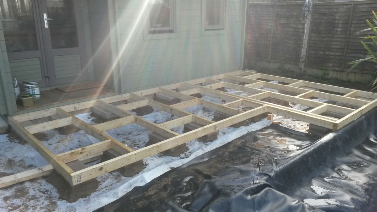 ShakespearesWS's tweet photo. Pondside decking under construction, finished images coming soon. 

#landscapedesign #construction #decking #process #garden #design #westsussex https://t.co/Fkgey9tGnn