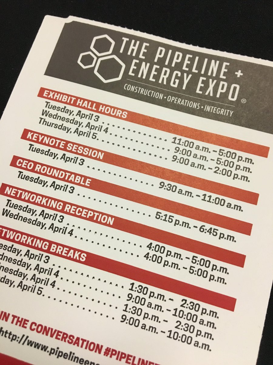 How are LNG exports changing the pipeline landscape? And many other questions being answered today at the annual #PipelineExpo in Tulsa.