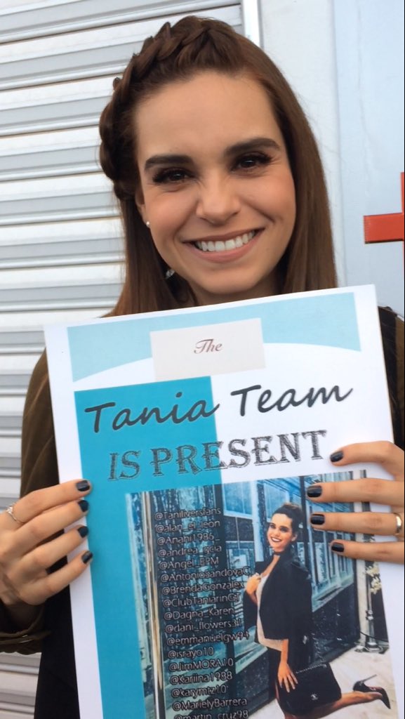 Team_Tania's tweet photo. Que tengas un excelente día @taniarin 💖
El #TeamTania está presente. 👊❤
Te queremos 😘 https://t.co/rJLvuur13o