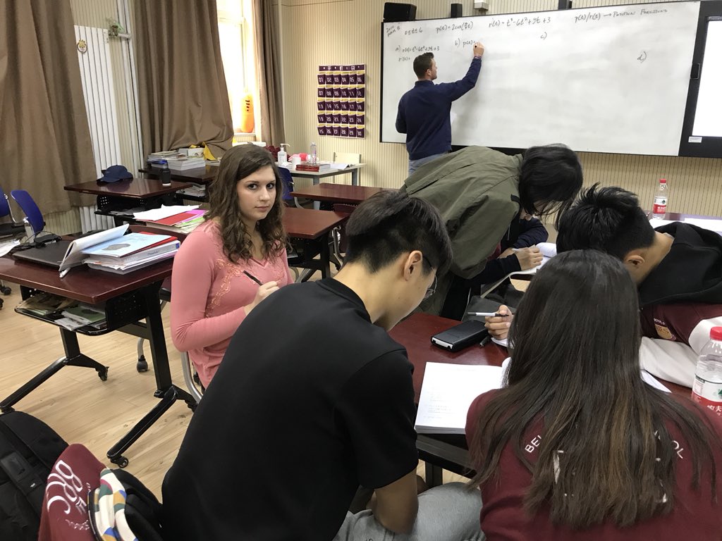 Kevinjoyce1990's tweet photo. Day 5 at BRS was full of emotions. We were able to watch Mr.Hayes and Mrs.Tucker teach, naturally they did an awesome job, MAHS students learned about Elvis. The day concluded with a closing Gala in which students performed to celebrate their friendships .#bearsinbeijing https://t.co/Z79i3M0IMp