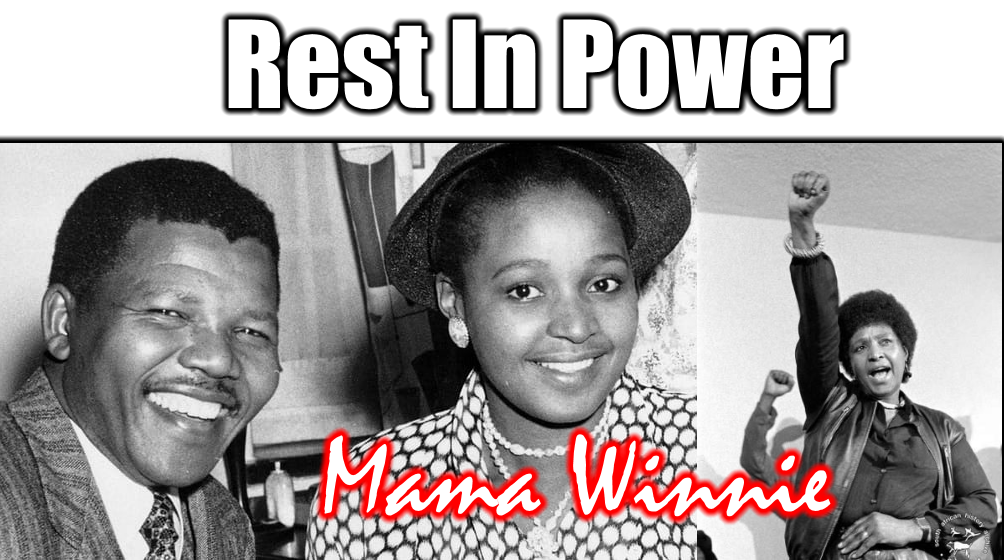 CheapestGasEl's tweet photo. Rest In Power Mama Winnie. A warrior princess to the end.

#MamaWinnie #WinnieMandela https://t.co/LXO6alG8gD