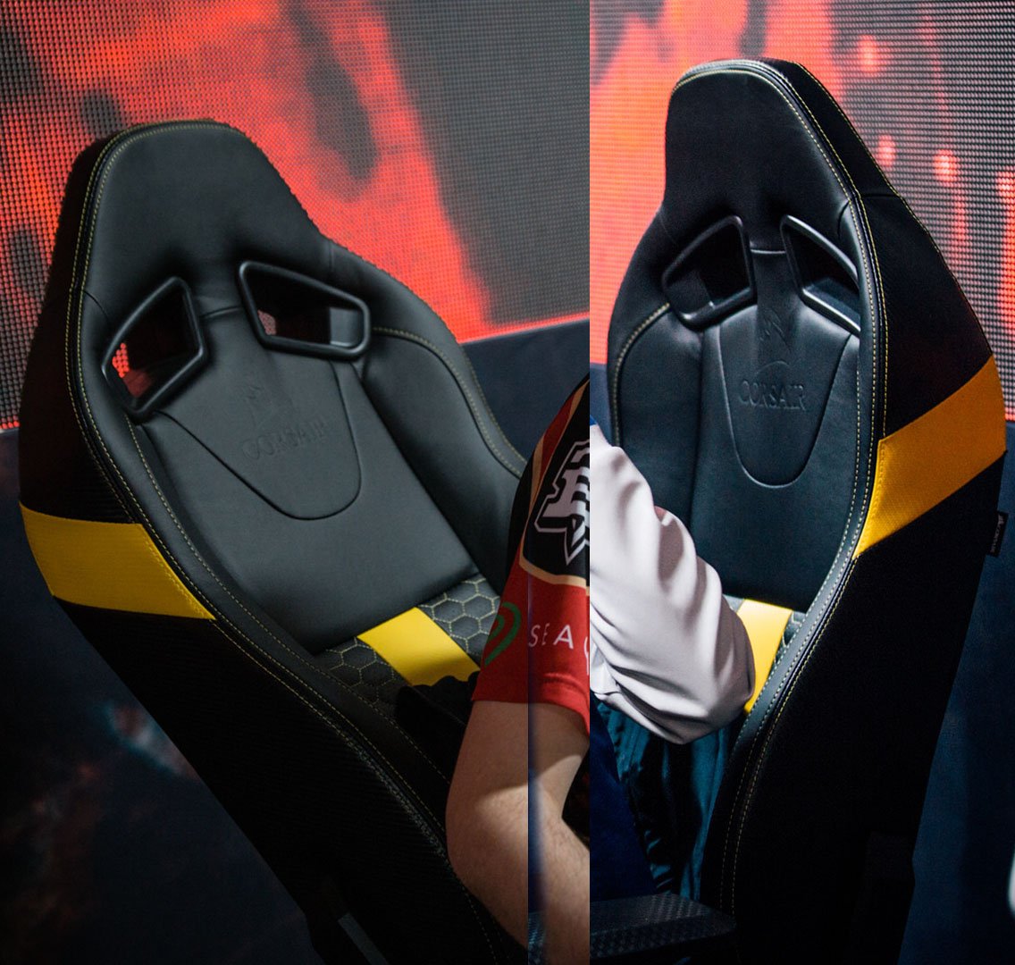DreamHack's tweet photo. Over the weekend our newly renovated player booths have been broken into and 50x CORSAIR black/yellow gamer chairs have been stolen.

The equipment that was ready to ship to #DHMasters Marseille. https://t.co/y3olzB8MfA