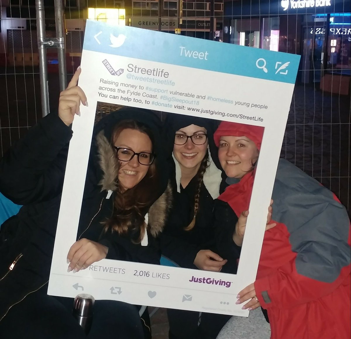 our fabulous <a href="/Fylde_Law/">Fylde Law</a> fundraisers raised over £500 to support vulnerable and #homeless young people across the Fylde Coast #bigsleepout18