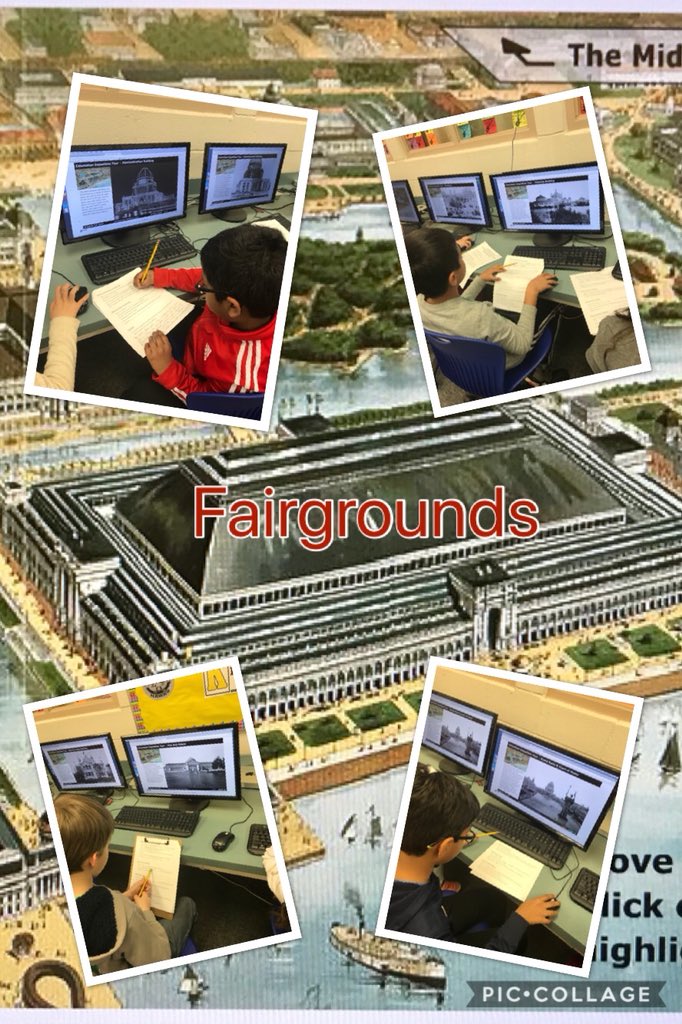 We doing a scavenger hunt to learn all about the Chicago Columbian Exposition. #engage103 #mockfairapril10