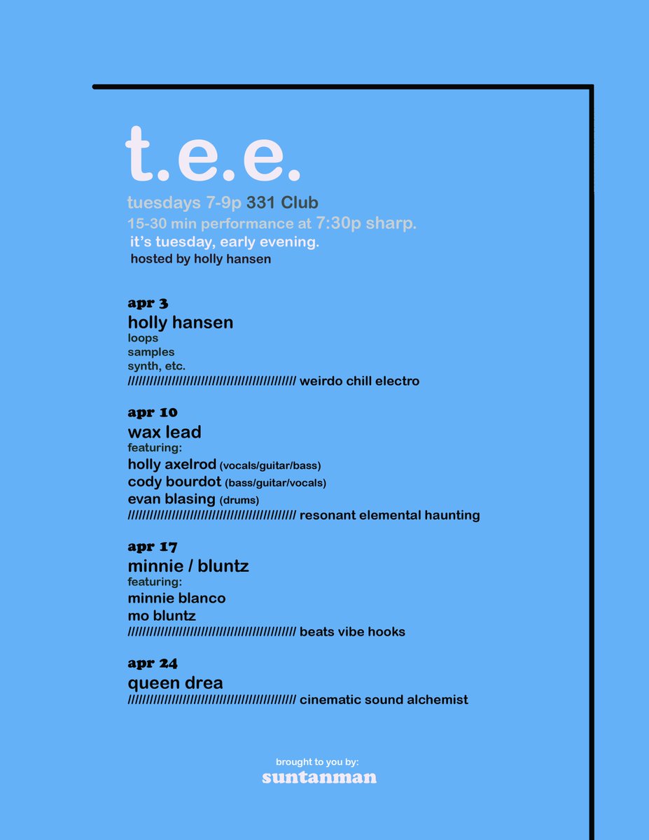 zooanimal's tweet photo. I am very excited about this month's t.e.e. schedule :) https://t.co/imImv3nr2P