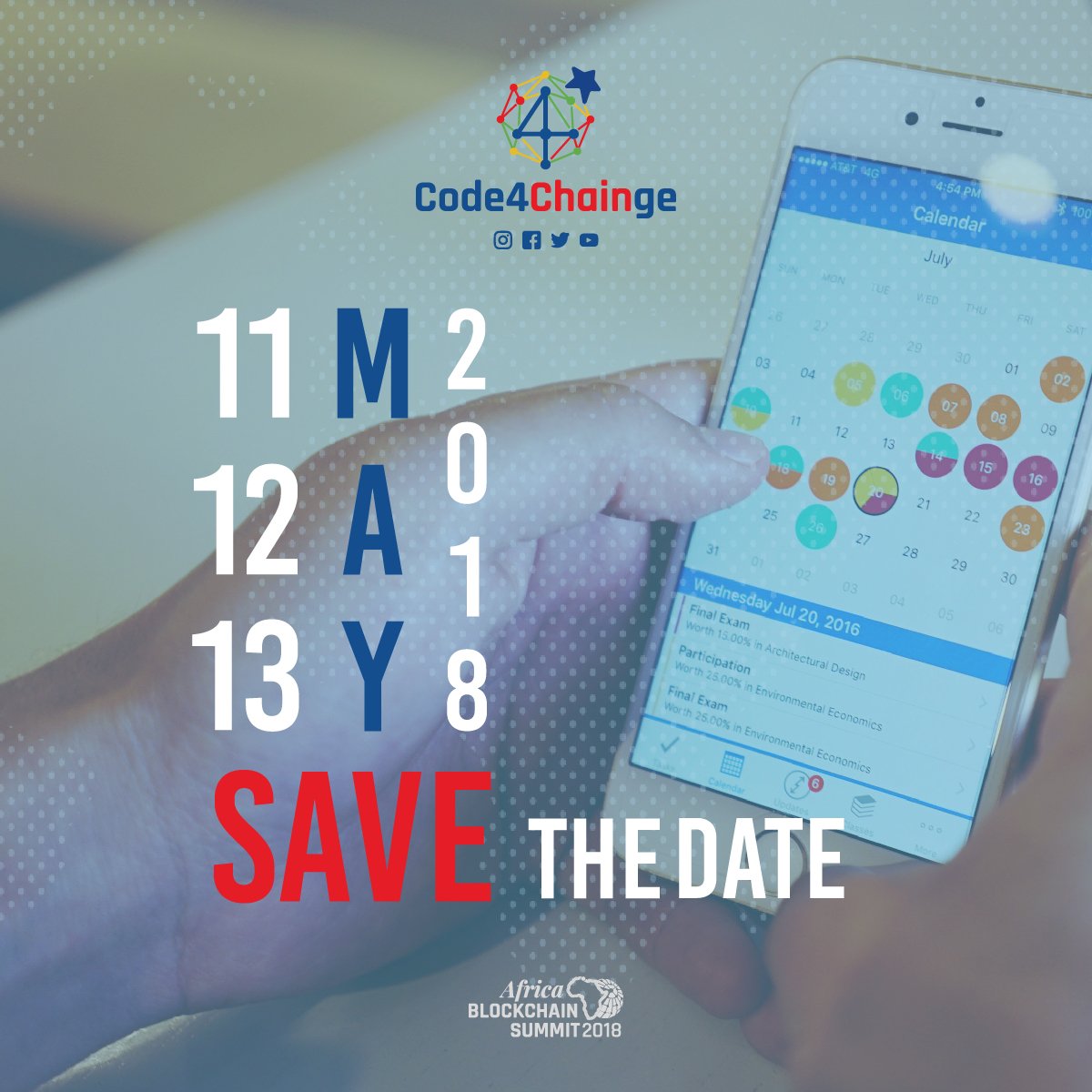 Code 4 Chainge tweet media