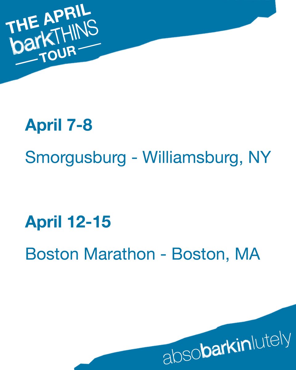We're snacking all over the place this April. Don't miss us at these events!