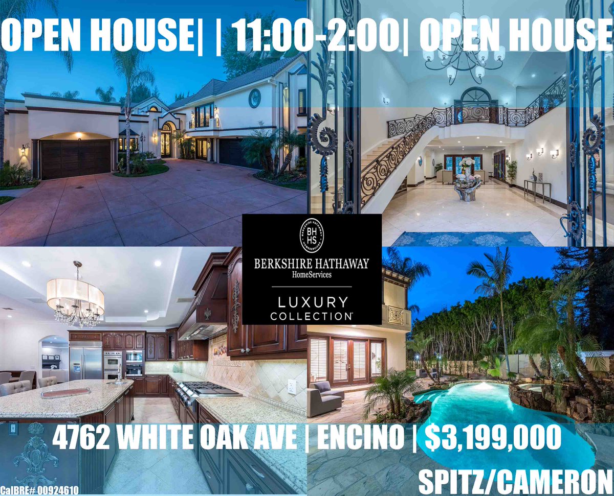 AndrewSpitz's tweet photo. Open House Today 11-2pm
4762 White Oak Ave, Encino
Come by and see this stunning Remodeled Villa.
Offered at $3,199,000
#SpitzCameron #Luxury #SuddenlySold #MayorofEncino#RealEstate #ResultsThatWillMoveYou! https://t.co/DszQoQGAAb