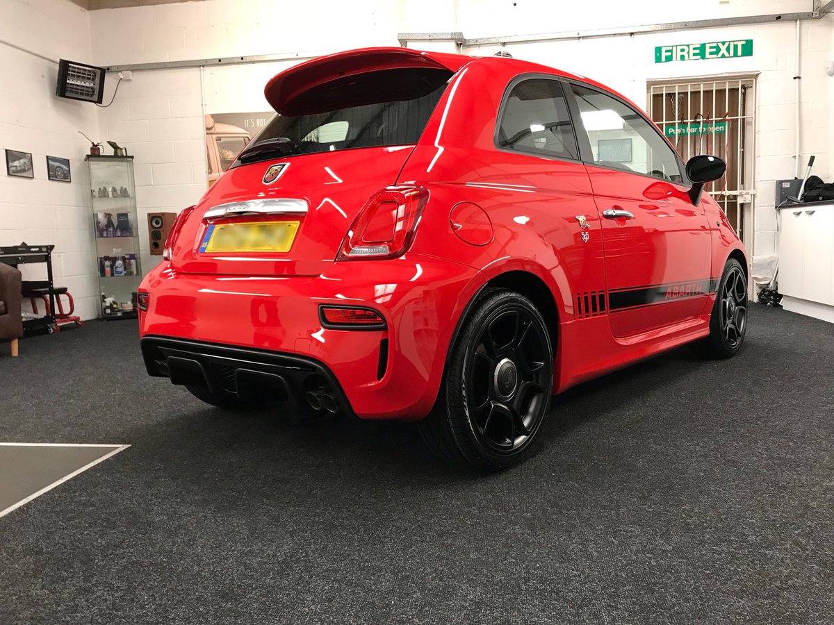 BeauTechnique's tweet photo. @Fiat500_Club @fiat 500 Abarth trofeo new car exterior package prepped and finished with @Britemax @BeauTechnique #midlands leading #detailing #carcare service providers. https://t.co/rW4f6HRQGB