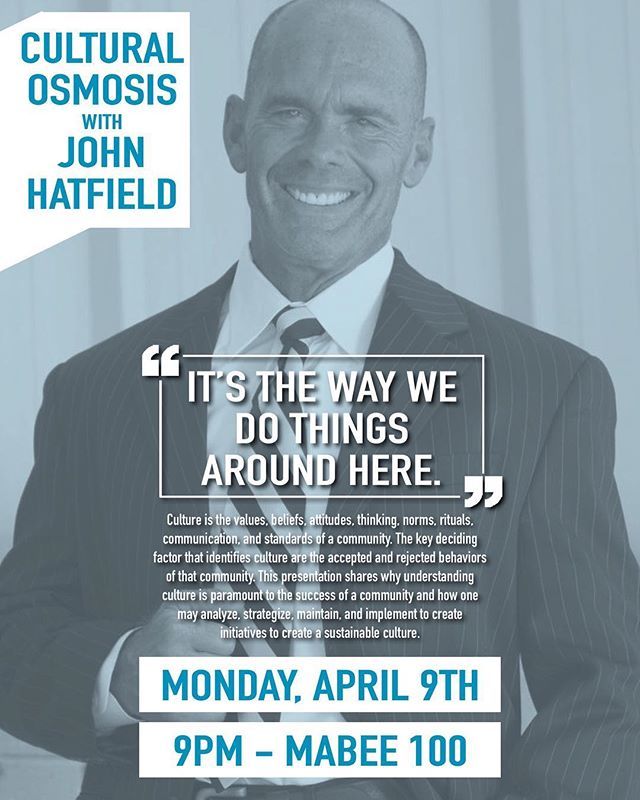BU_SAC's tweet photo. Don’t miss out on John Hatfield and his presentation on cultural osmosis! This will take place Monday, April 9th at 9pm in Mabee 100
#culture #speech #learn #diversity #bakerlife #bu #busac #student #college #collegelife https://t.co/I0zmCMd0kU https://t.co/eTLsWA11vh